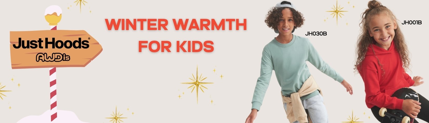 Just Hoods winter warmth for kids!